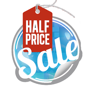 Half price